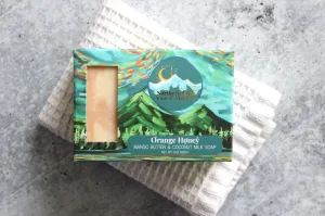 Mild Soap for Dry Skin | Orange and Honey Soap | Northern Glow Soap and Skincare