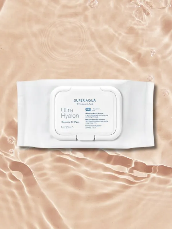 MISSHA Super Aqua Ultra Hyalron Cleansing Oil Wipes 30 sheets