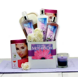 Mother's Lavendar Care Gift Basket