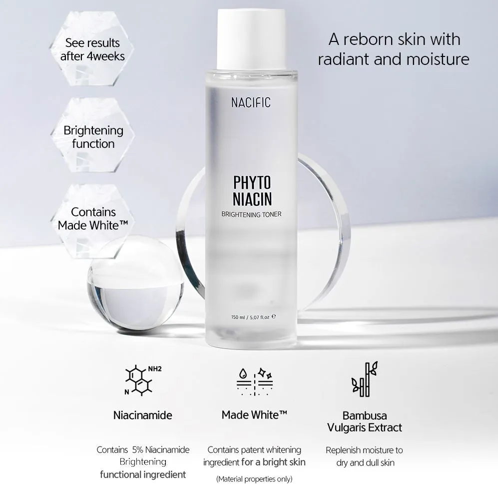 NACIFIC Phyto Niacin Brightening Toner 150ml (5% Niacinamide)