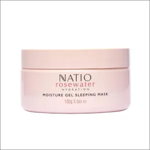 Natio Rosewater Hydration Moisture Gel Sleeping Mask 100g