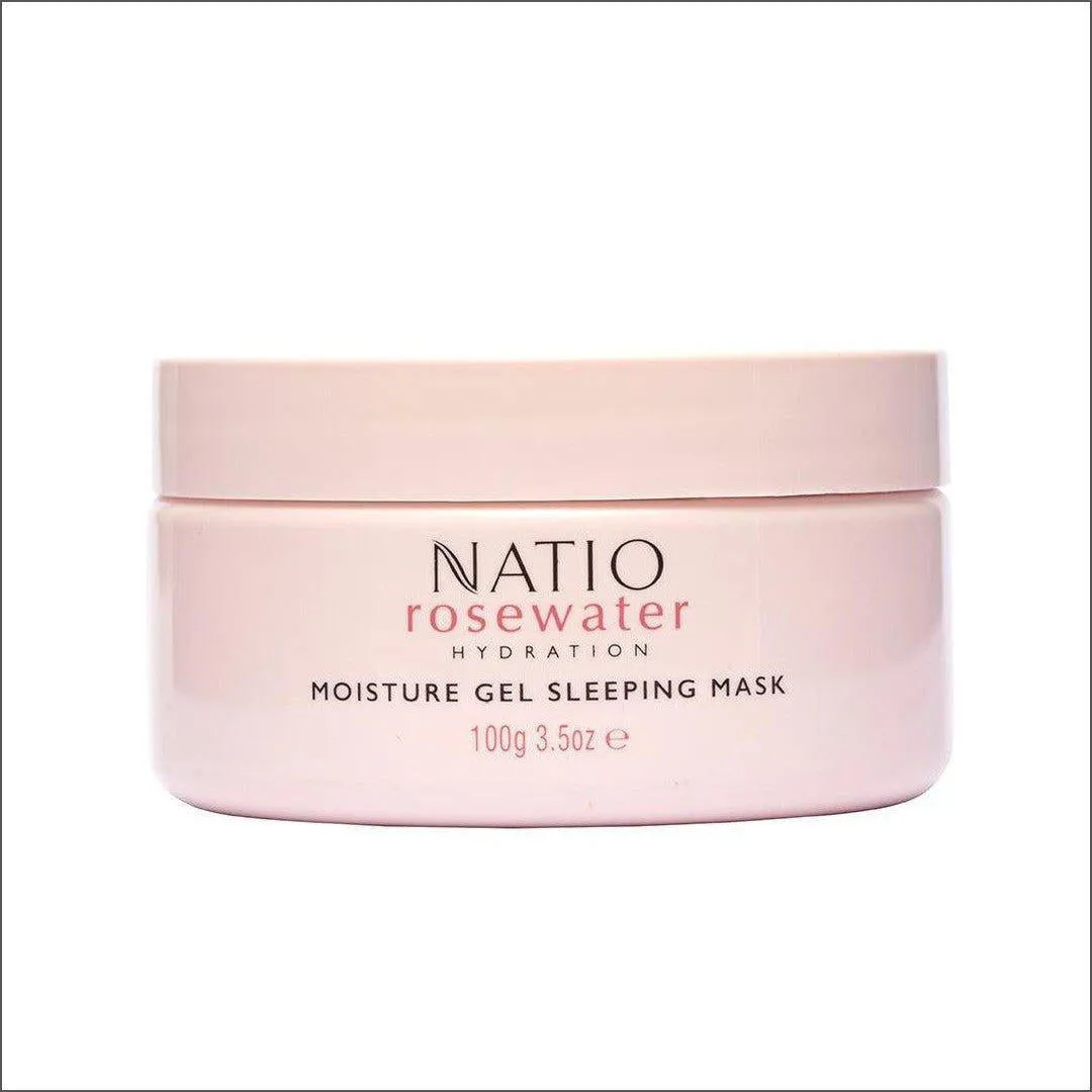 Natio Rosewater Hydration Moisture Gel Sleeping Mask 100g