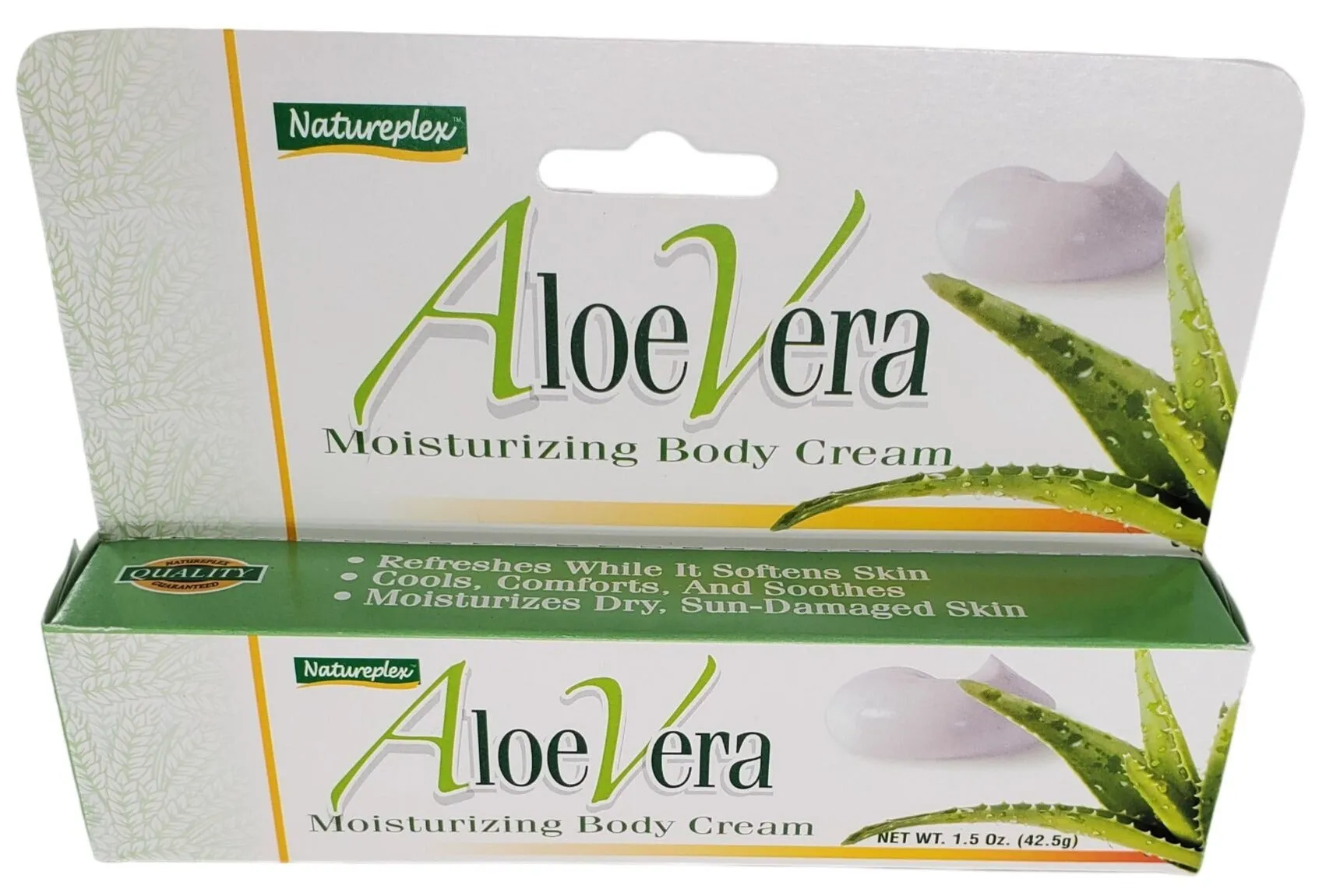 Natureplex Aloe Vera Moisturizing Body Cream 1.5oz