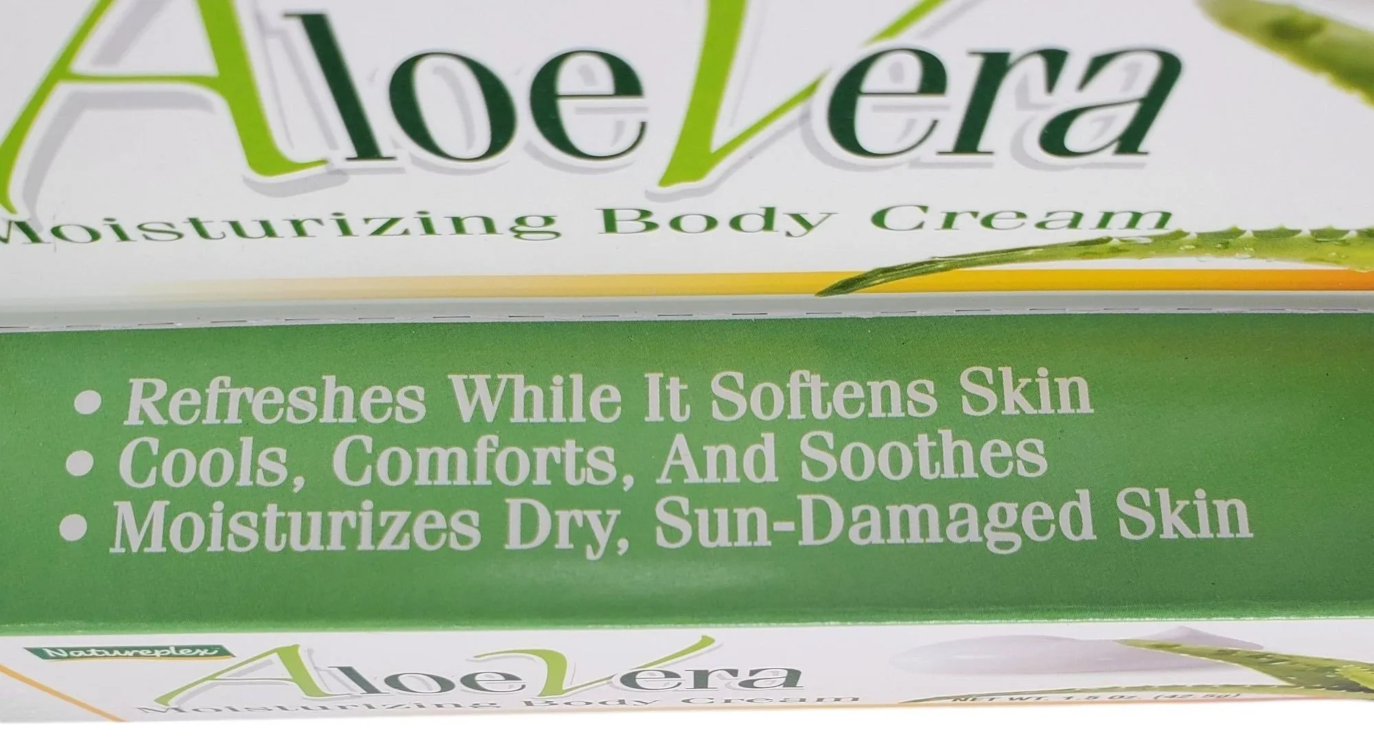 Natureplex Aloe Vera Moisturizing Body Cream 1.5oz