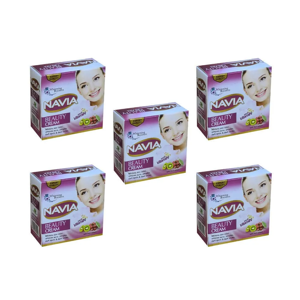 Navia Beauty Cream for Women 28g - Pack Of 5