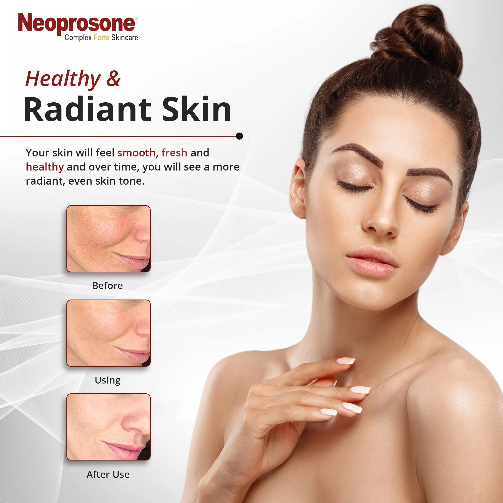 Neoprosone Brightening Serum - For Clear Skin - 30 ml / 1 oz