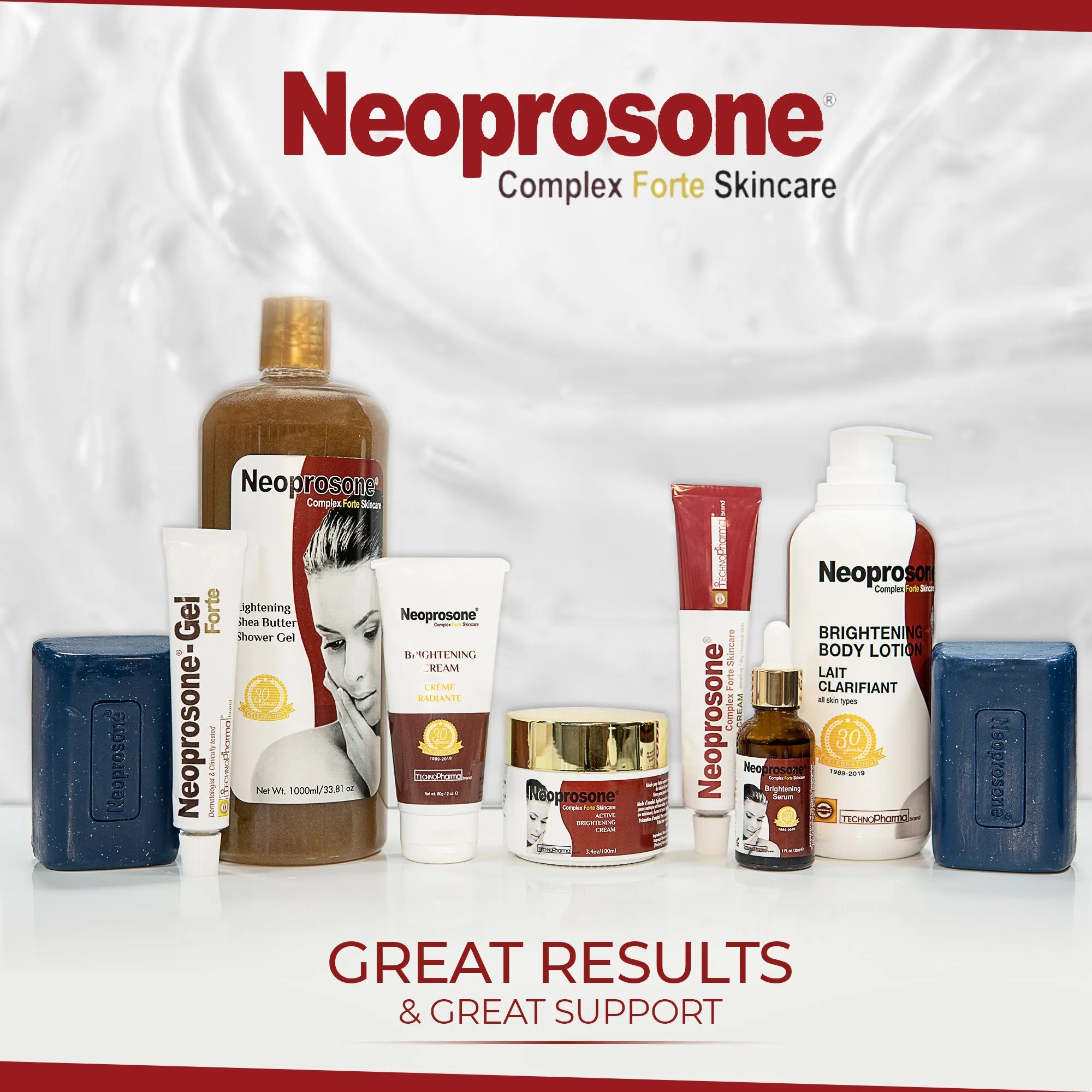 Neoprosone Brightening Serum - For Clear Skin - 30 ml / 1 oz