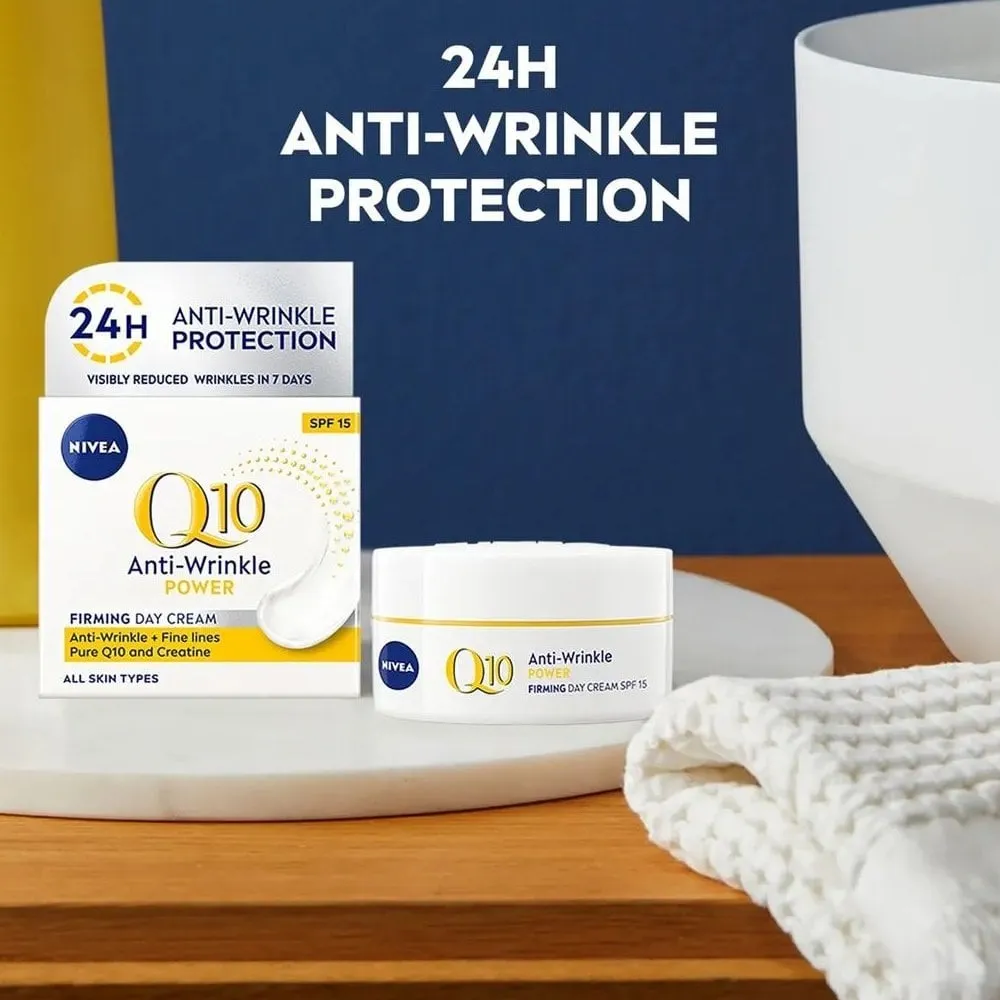 Nivea Q10 Power Anti-Wrinkle & Firming Day Cream SPF15 50ml