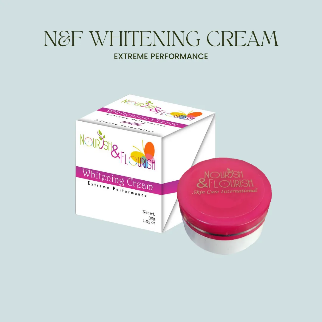 Nourish & Flourish Whitening Cream | Best Whitening Cream - Glowing Cream - Brightening Cream