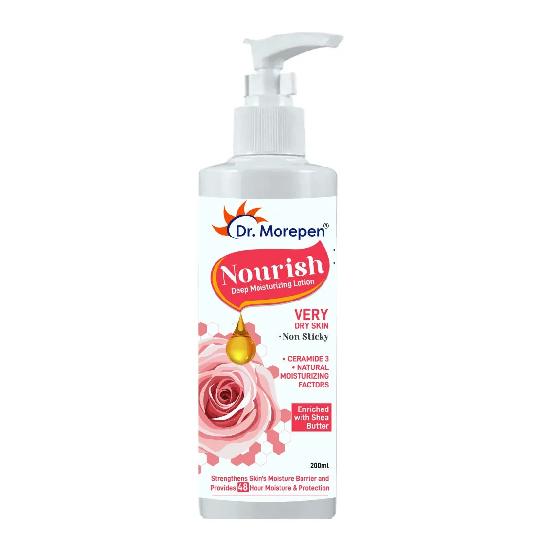 Nourish Body Deep Moisturizing Lotion -By Dr. Morepen (Pack of 2)