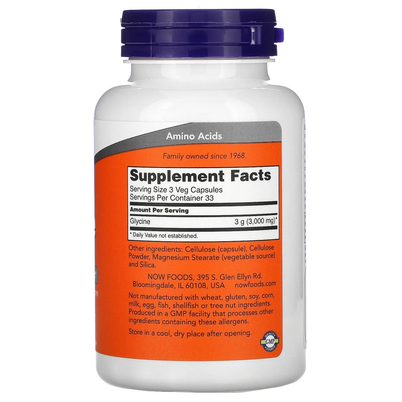 Now Glycine 1000mg