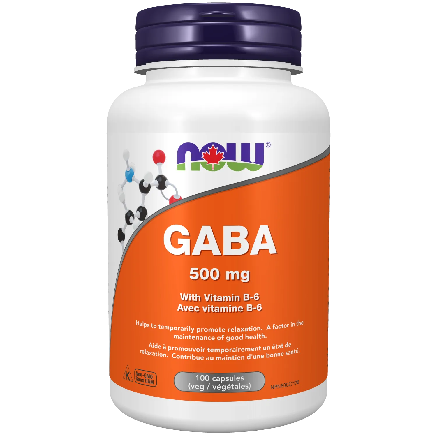 NOW® Supplements GABA 500mg