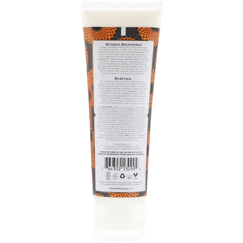 Nubian Heritage: African Black Soap Hand Cream (4oz)