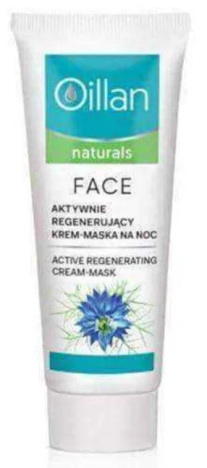 Oillan Naturals Active regenerating face cream-mask for 50ml