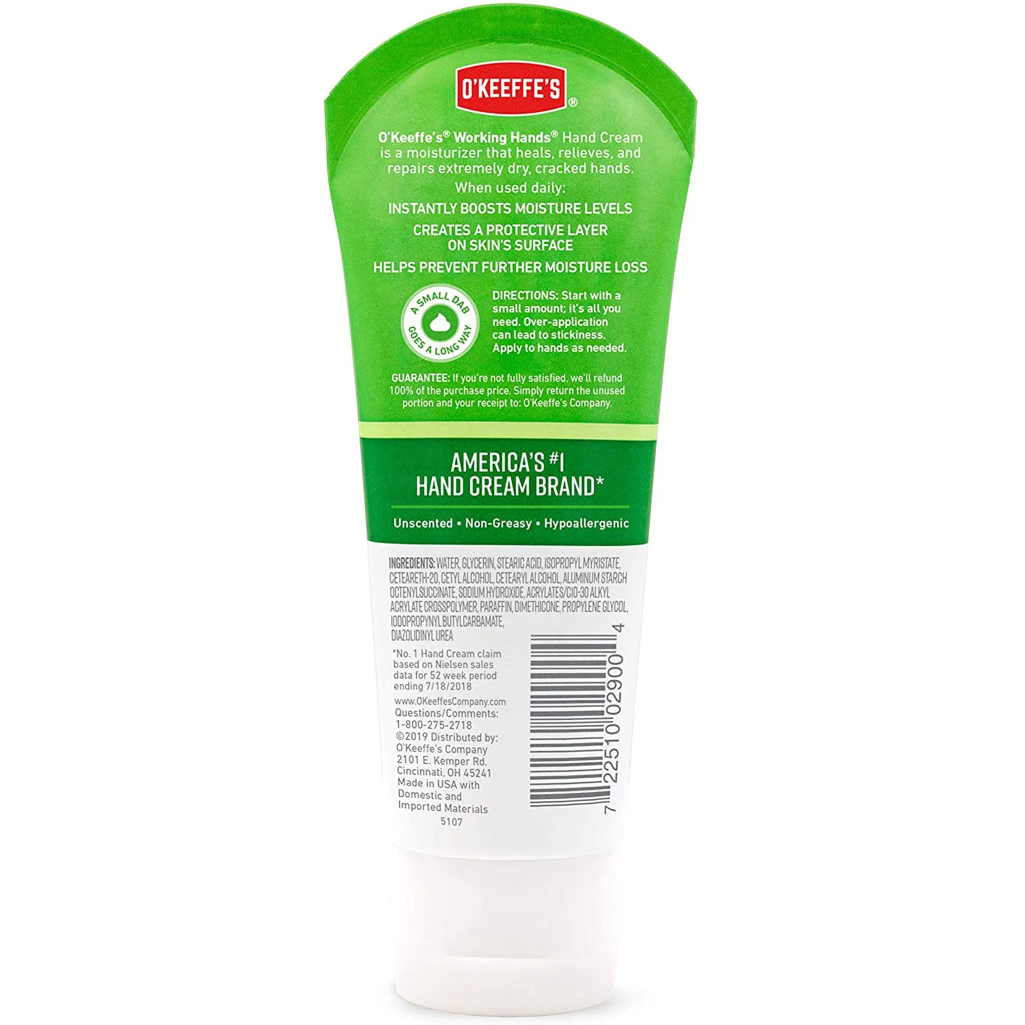 O'Keeffe's Working Hands Hand Cream Tube