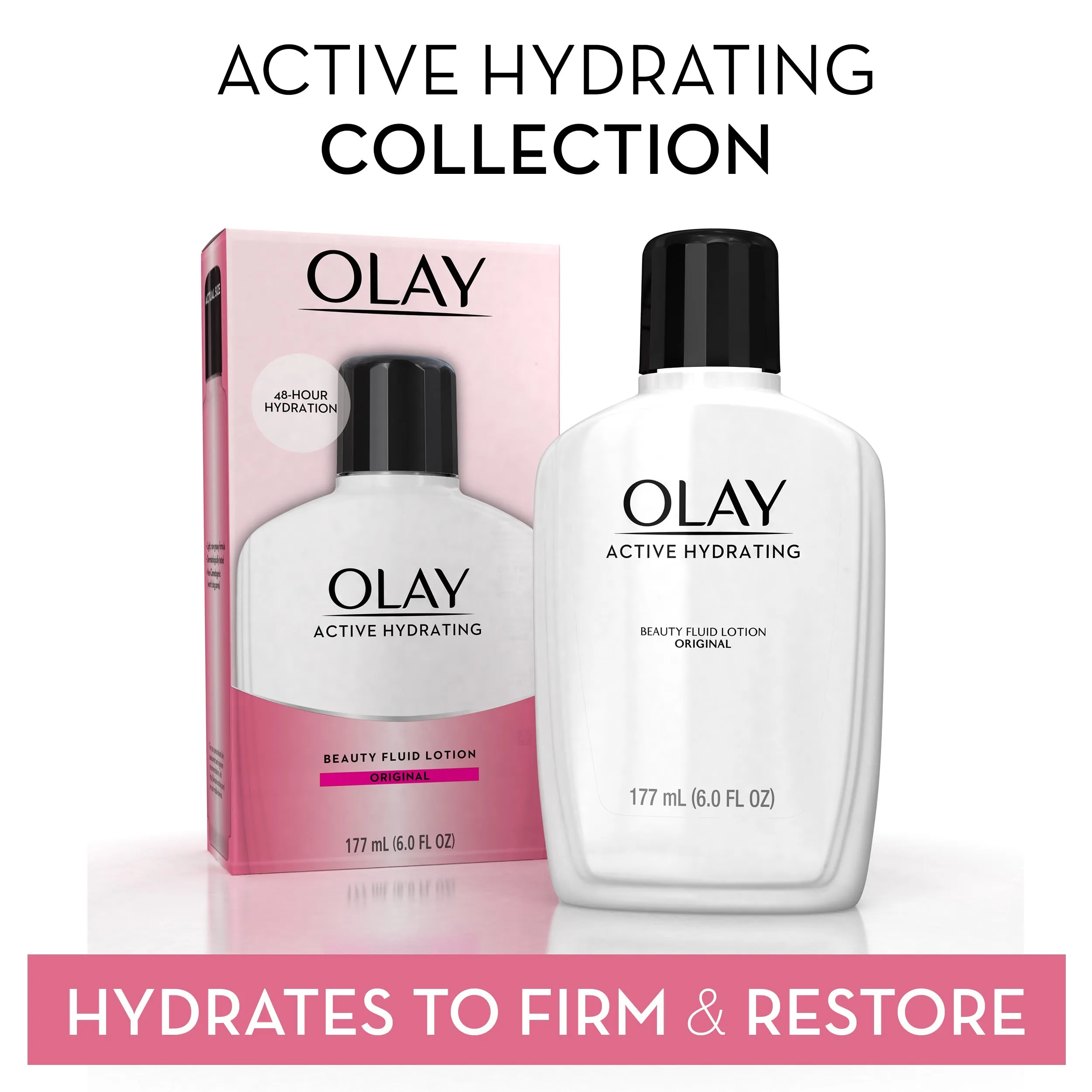 Olay Active Hydrating Beauty Moisturizing Lotion, 6 fl oz