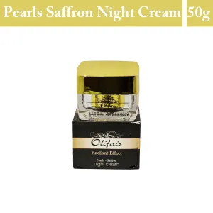 Olifair Radiant Effect Pearls Saffron Night Cream - 50g