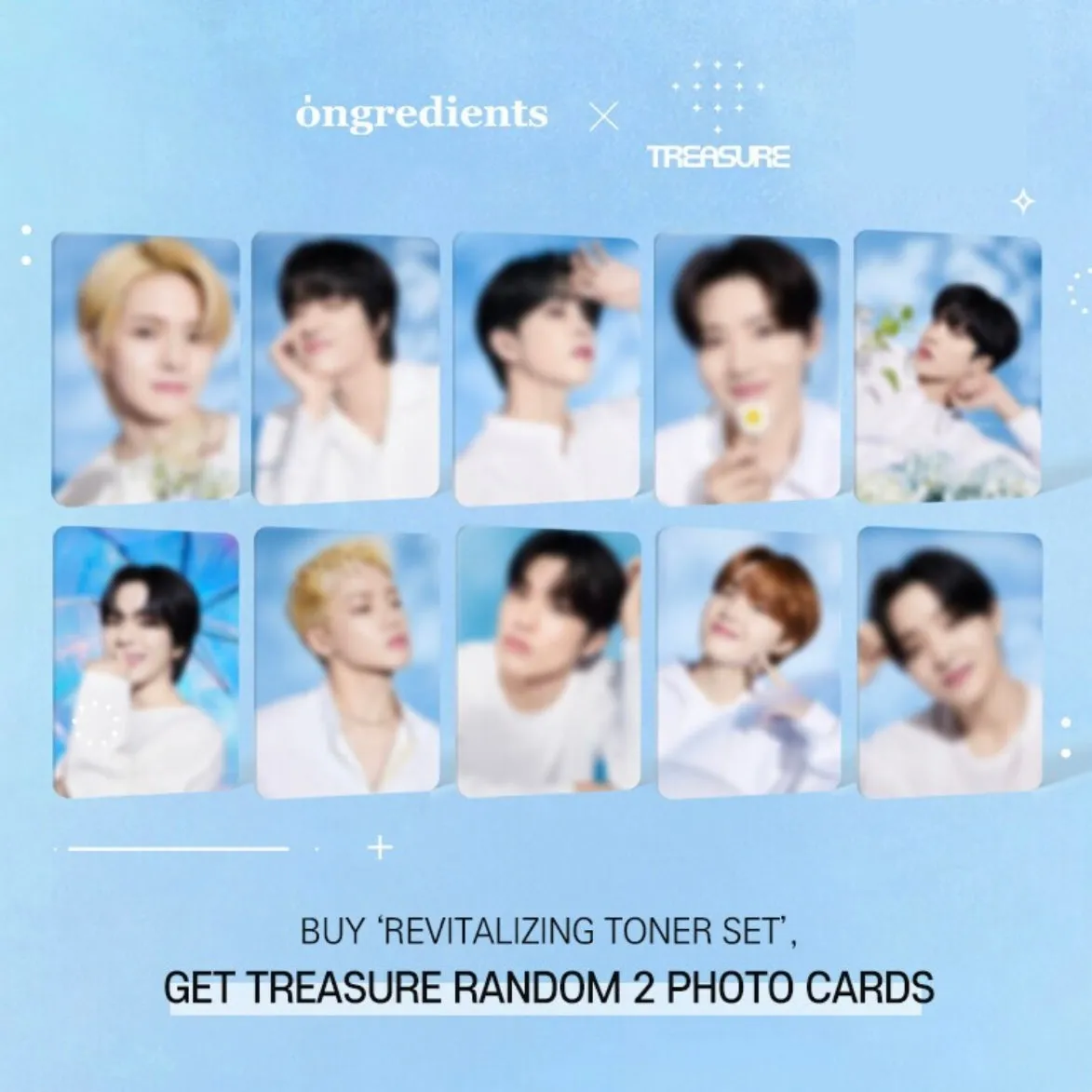 Ongredients Revitalizing Skin Softener Special Set ( Treasure Photocards!)