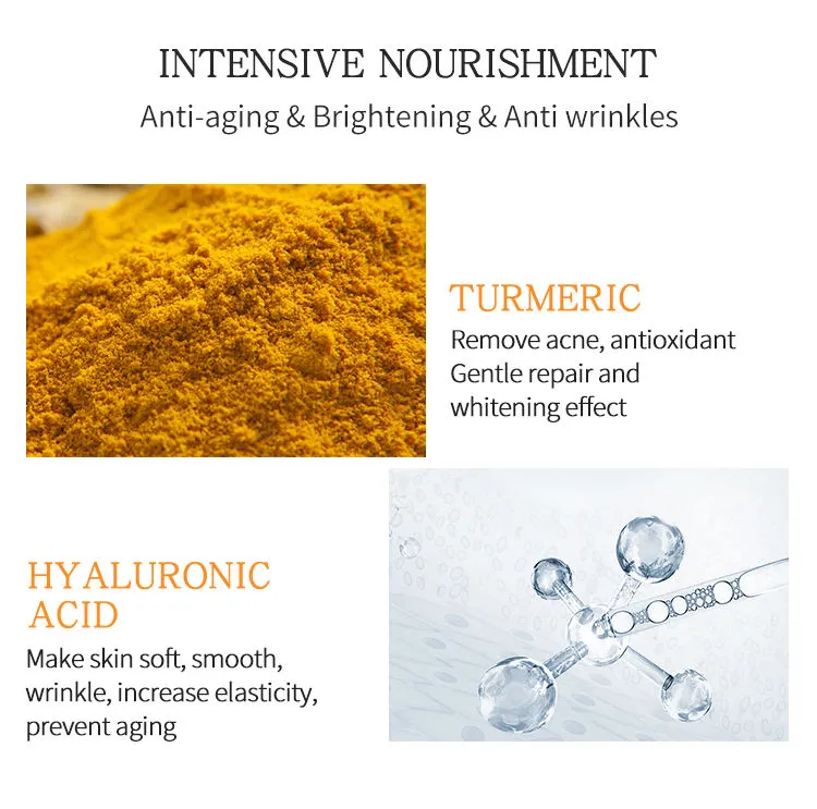 Organic Turmeric Skin Care Face Moisturizing Cream, 2 oz