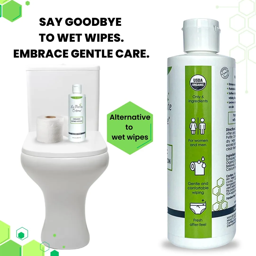 Organic Wiping Lotion for Adults