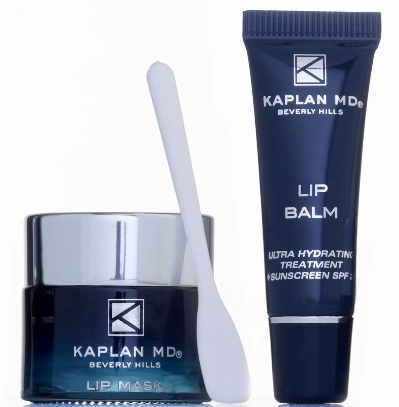 Perfect Pout Duo - Mini Lip Mask   Lip Balm Set In Crystal Clear
