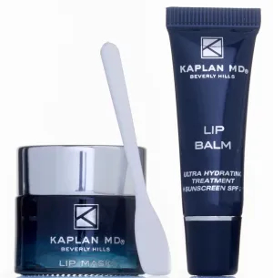 Perfect Pout Duo - Mini Lip Mask   Lip Balm Set In Crystal Clear
