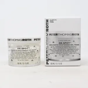 Peter Thomas Roth De-Spot Dramatic Whitening Gel Mask  5.1oz/150ml New With Box