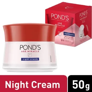 Pond's Age Miracle Youthful Glow Night Cream With Free Eye Cream 50g