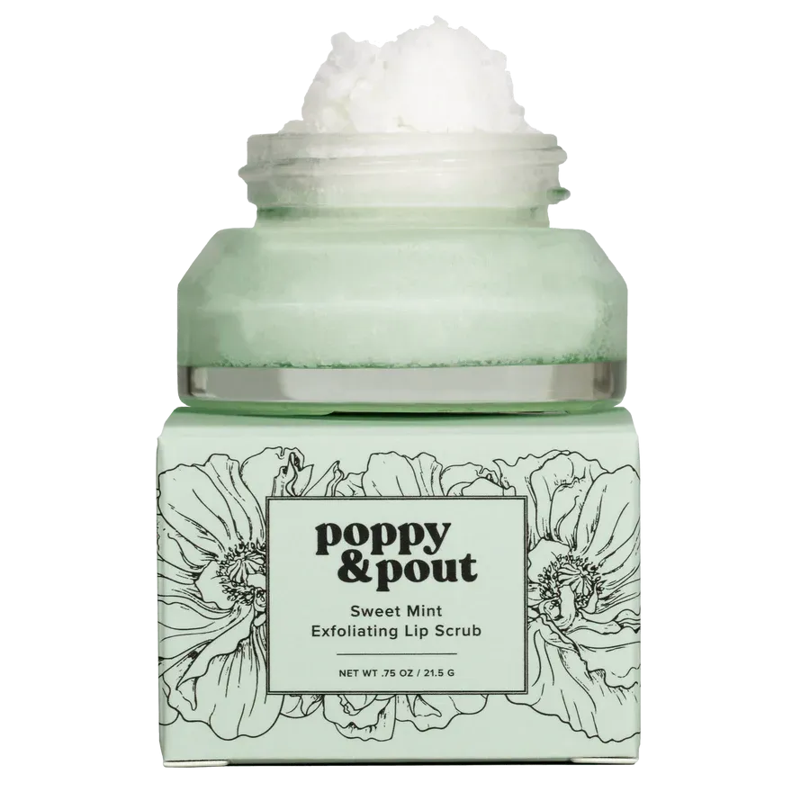 POPPY & POUT - EXFOLIATING LIP SCRUB 0.75 OZ