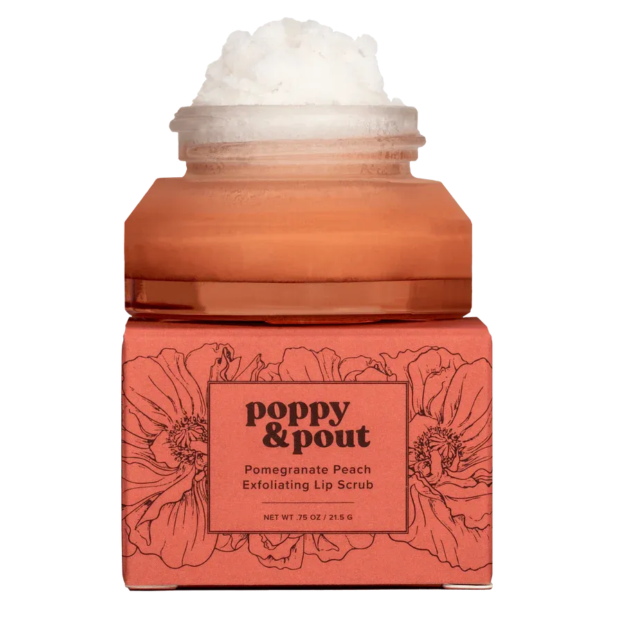 POPPY & POUT - EXFOLIATING LIP SCRUB 0.75 OZ