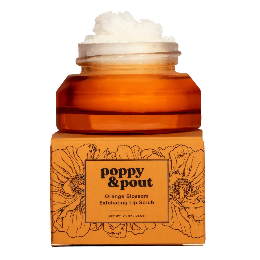 POPPY & POUT - EXFOLIATING LIP SCRUB 0.75 OZ