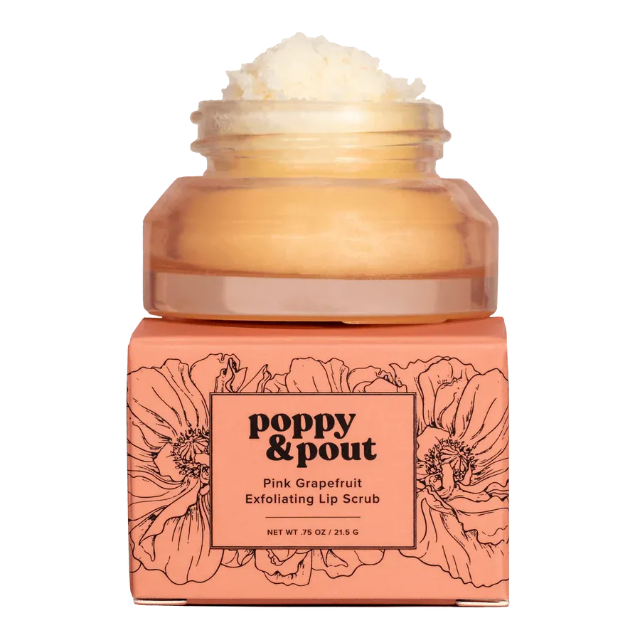 POPPY & POUT - EXFOLIATING LIP SCRUB 0.75 OZ