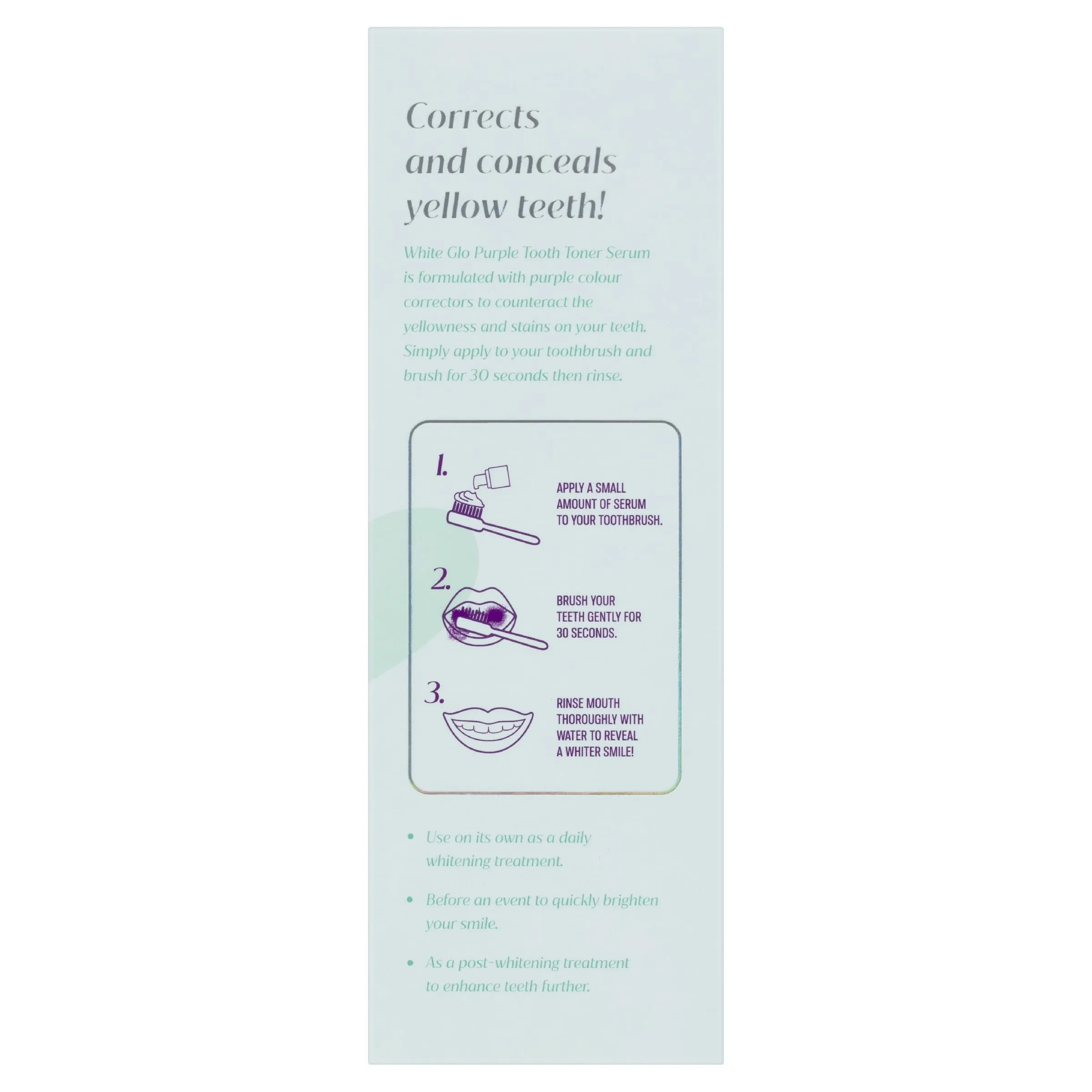 Purple Tooth Toner Whitening Serum