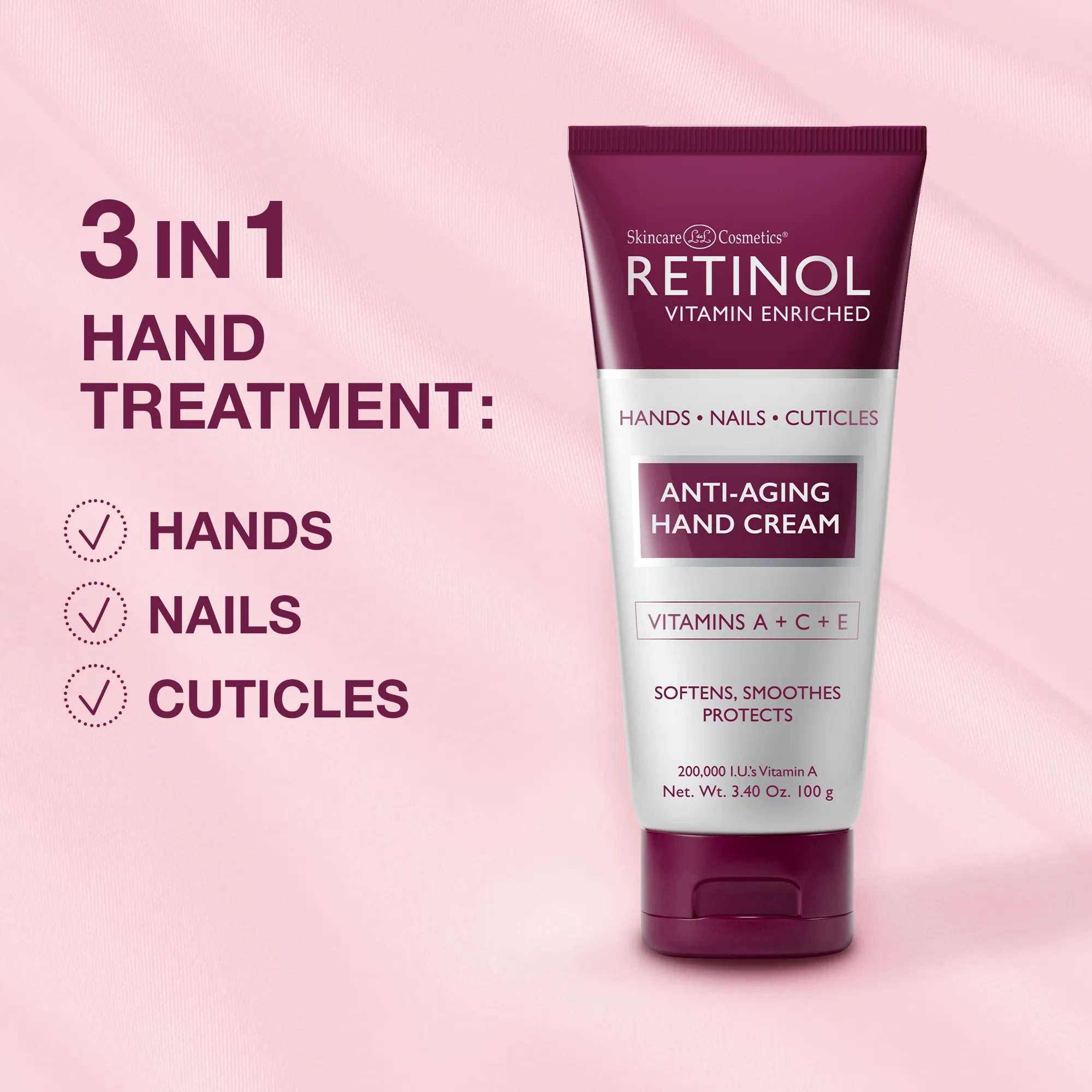 Retinol Luxurious and Ultra-Smoothing Hand Cream to Hydrate and Condition