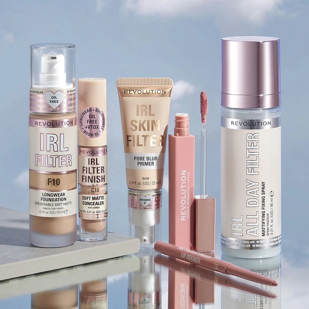 Revolution, IRL Filter Finish Concealer, Full Coverage, Oil-Free, Long-Lasting & Lightweight Formula, Infused with Hyaluronic Acid, Vegan & Cruelty-Free, C16, 0.21 oz
