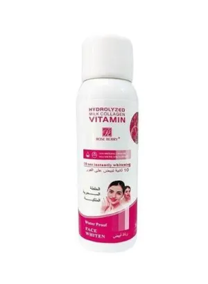Rose Berry Water Proof Face whitening cream spray 150 ml