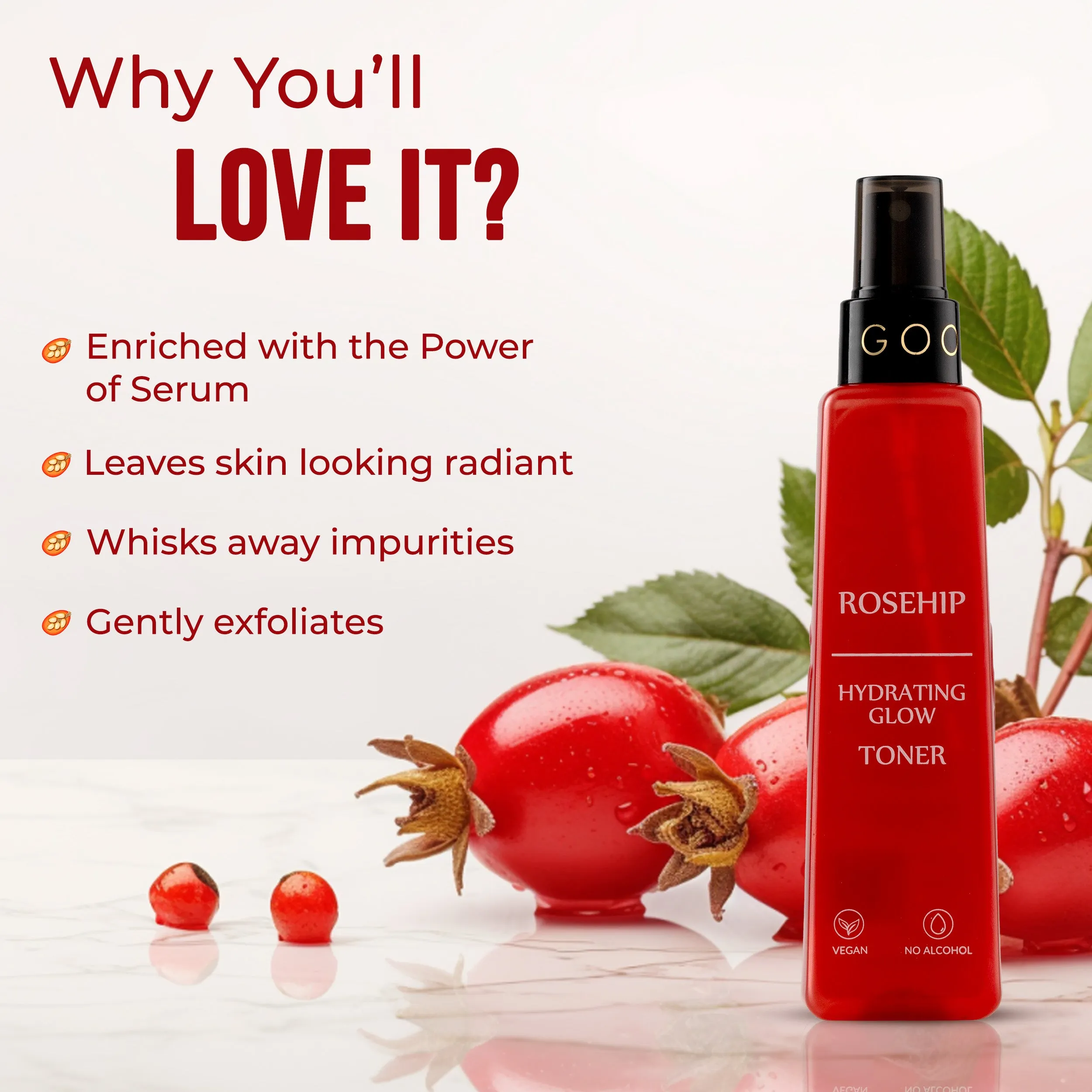 Rosehip Hydrating Glow Toner - 150 ml