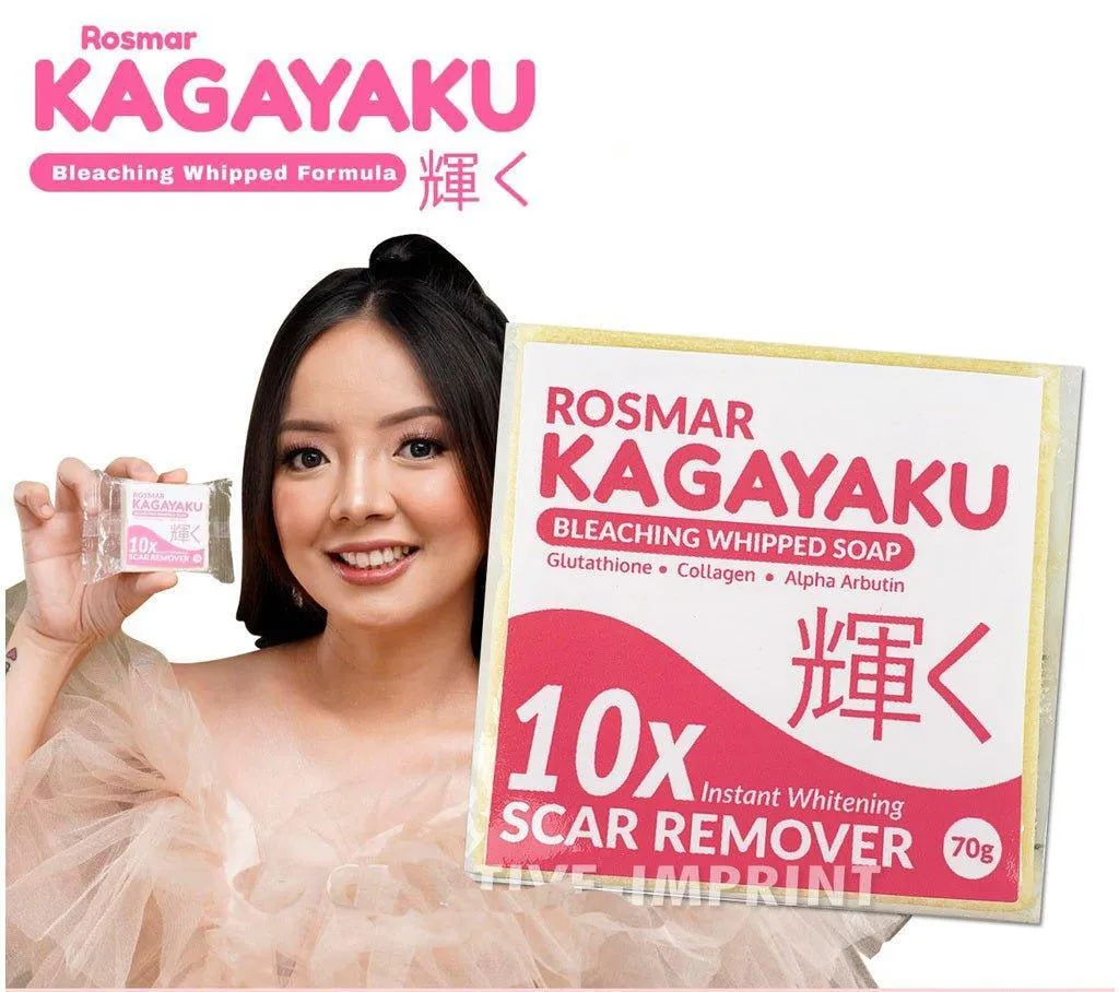 Rosmar Kagayaku Bleaching Soap 10x Instant Whitening - 70g