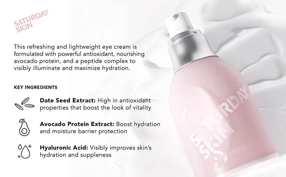 SATURDAY SKIN Wide Awake Brightening Eye Cream 30ml