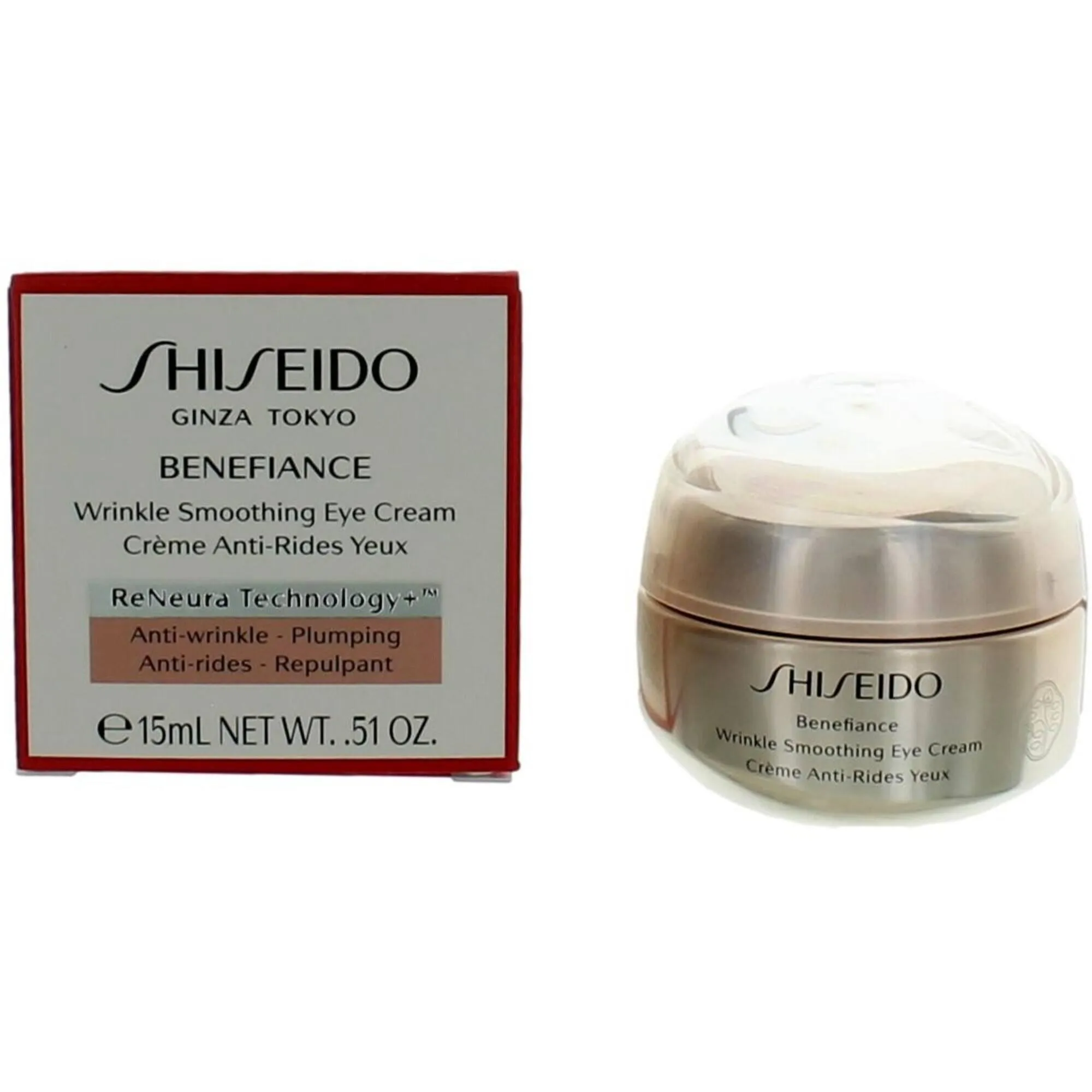 Shiseido Women's Eye Cream - Benefiance Wrinkle Smoothing, 0.51 oz