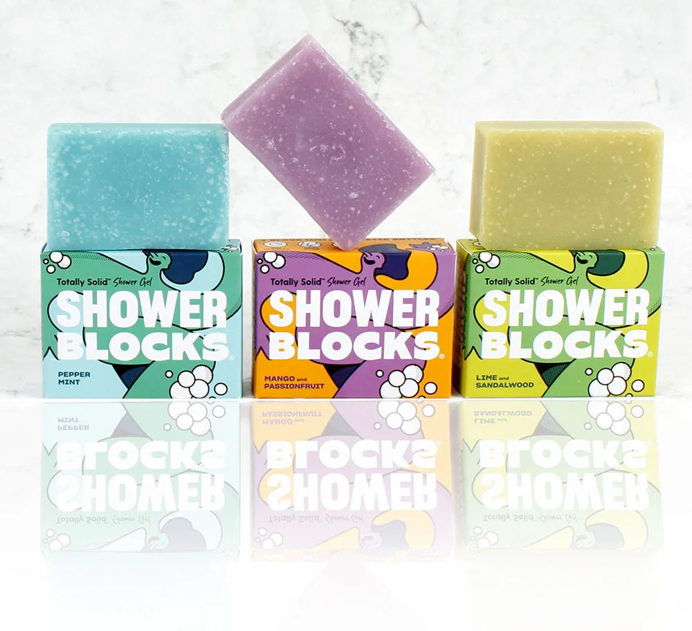 Shower Blocks Gel Bar - Pepper Mint