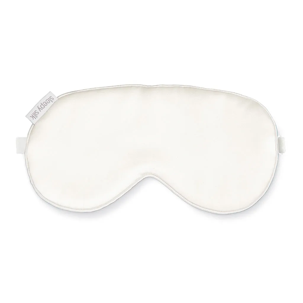 Silk Eye Mask - Ivory
