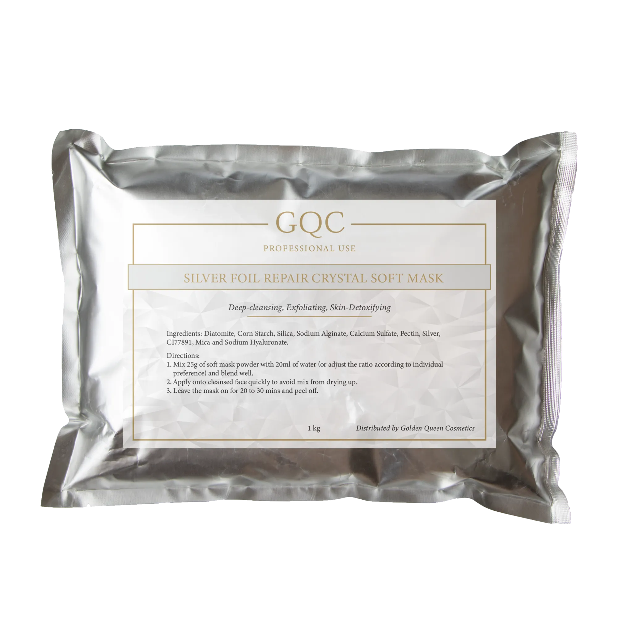 Silver Foil Repair Crystal Soft Mask 1 kg Pack