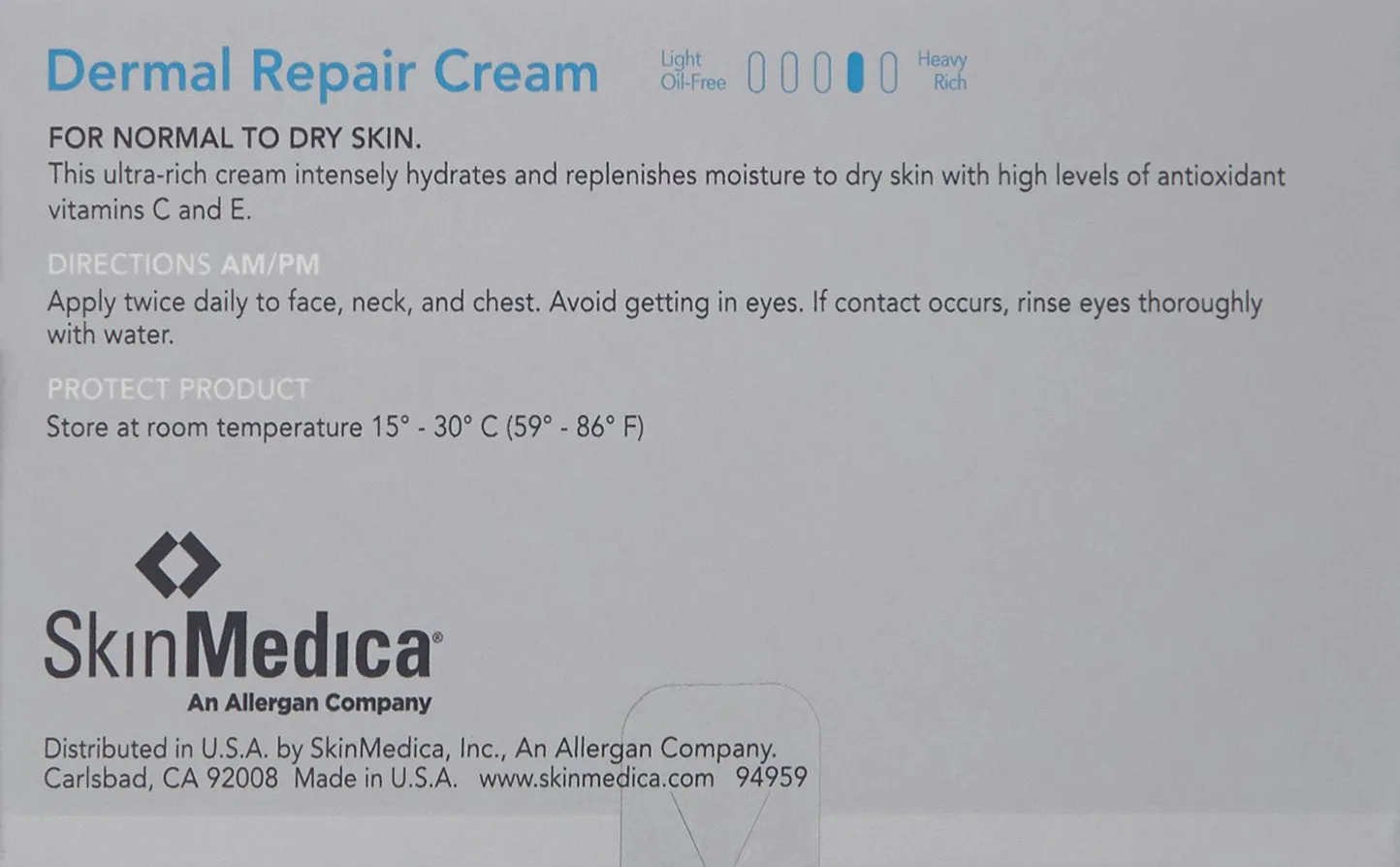 SkinMedica Dermal Repair Cream