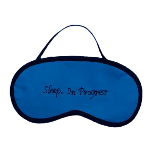 Sleep In Progress (Blue) Eye Mask
