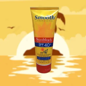 Smooth Sunblock Whitening Sunscreen UVA/UVB SPF 40  - 170ml