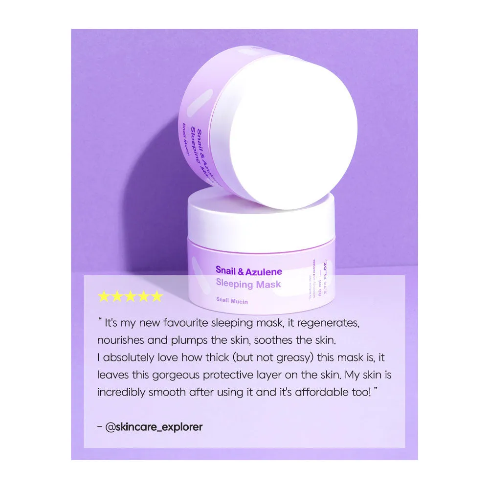 Snail & Azulene Sleeping Mask
