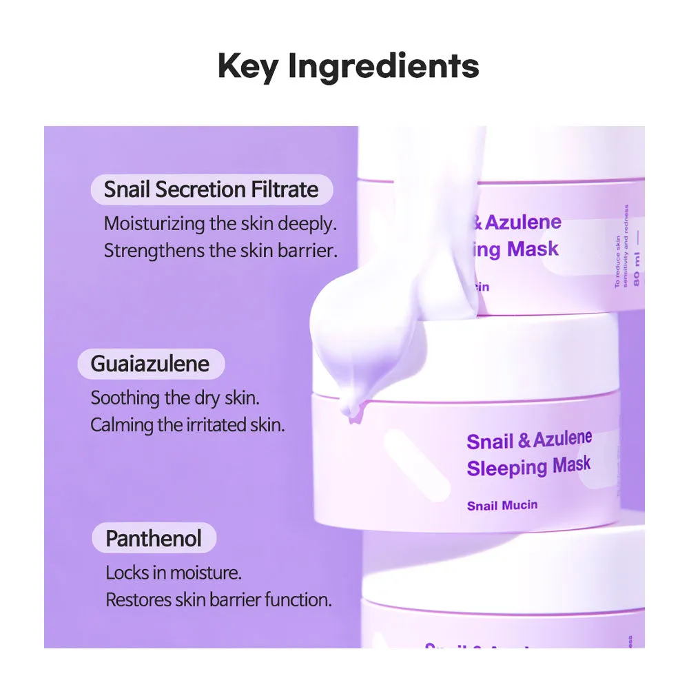 Snail & Azulene Sleeping Mask