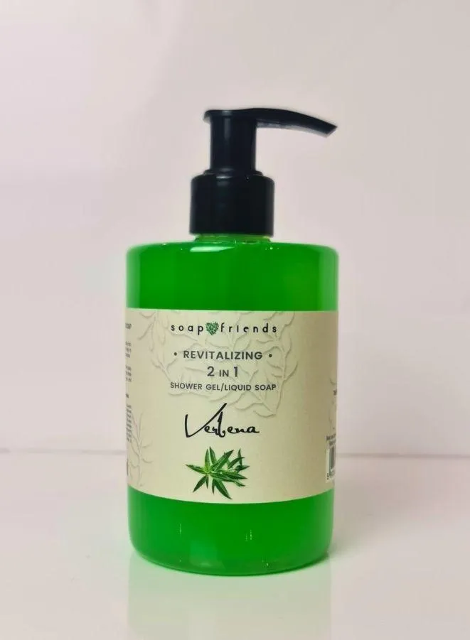 Soap&Friends Verbena 2-in-1 Shower Gel and Hand Soap with Moisturizing Avocado Oil - 300 ml
