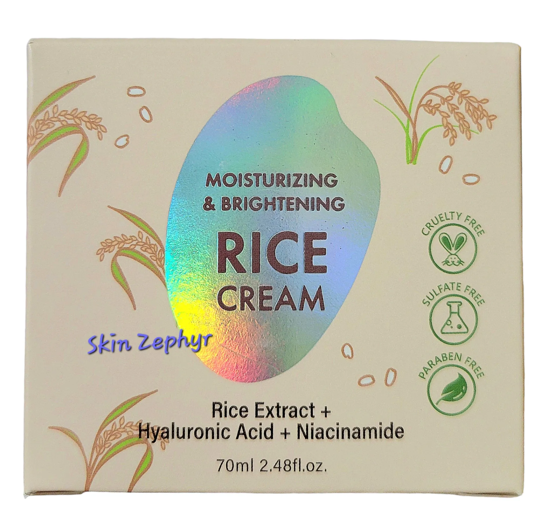 Soqu Moisturizing and Brightening Rice Cream